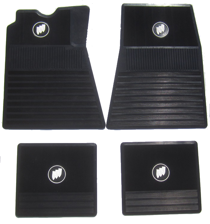 Floor Mat Set Buick Tri-Shield - Black